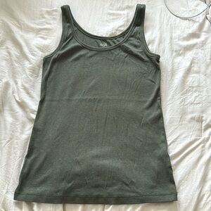 Dark green tank top